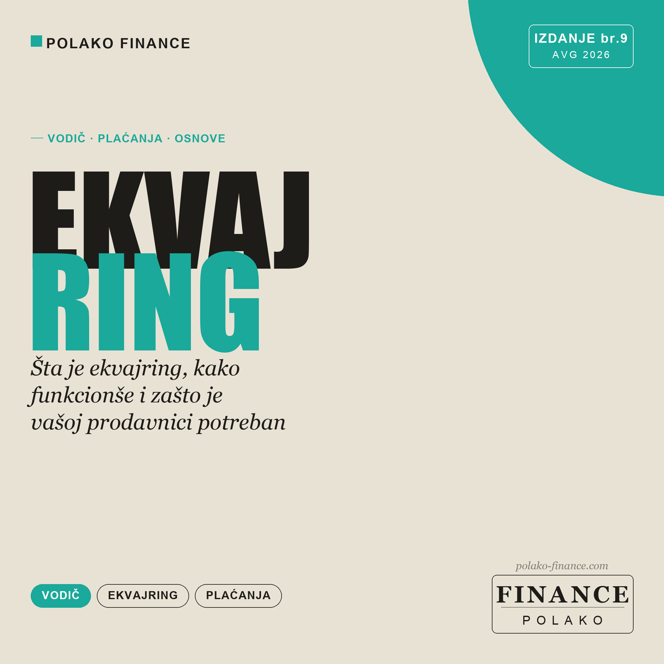 Šta je ekvajring? Vodič jasnim jezikom za srpske prodavce
